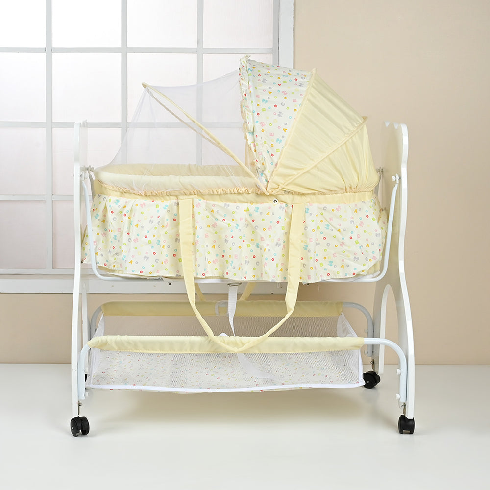 2-in-1 Baby Cradle with Detachable Bassinet