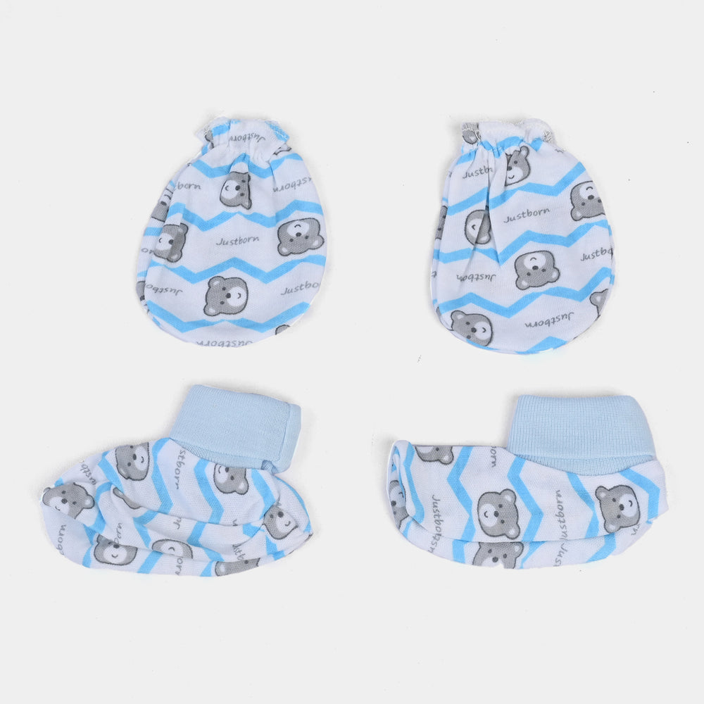 Baby Cap/Hat+Socks+Mittens 3PCs Set