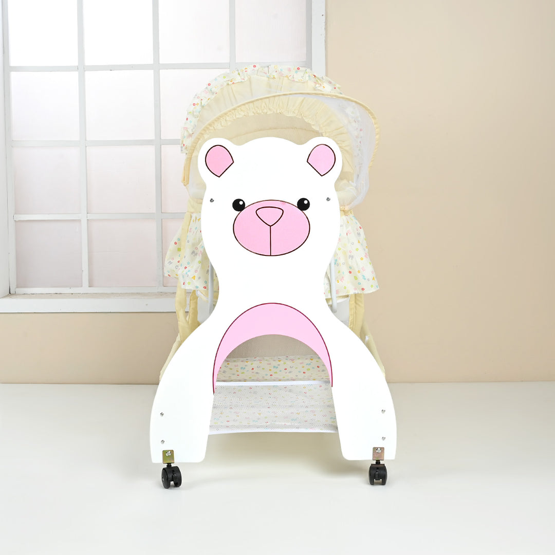 2-in-1 Baby Cradle with Detachable Bassinet