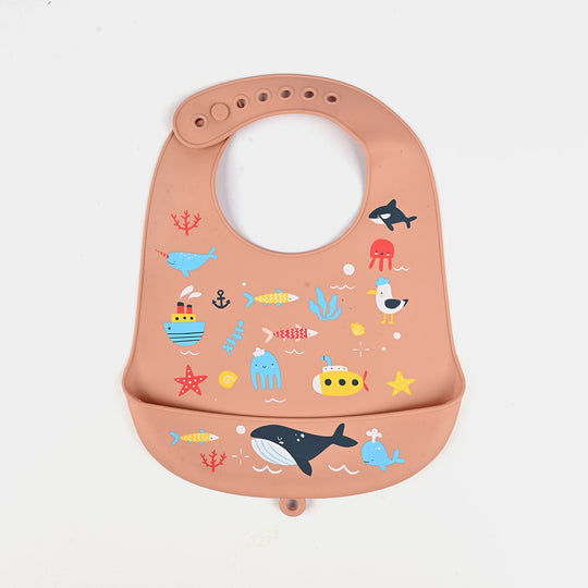 Baby Silicone Food Catcher Bib