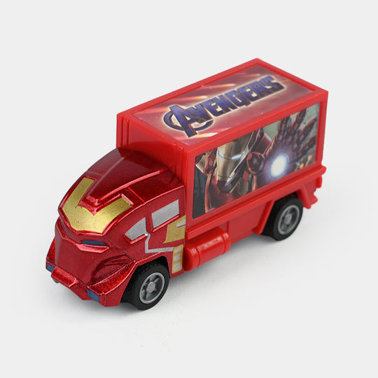 Superhero Free-Wheel Mini Vehicle Toy