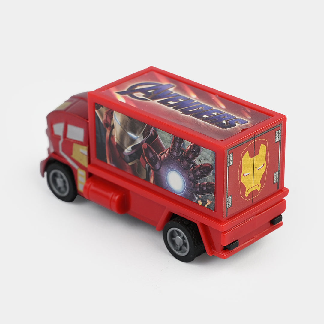 Superhero Free-Wheel Mini Vehicle Toy