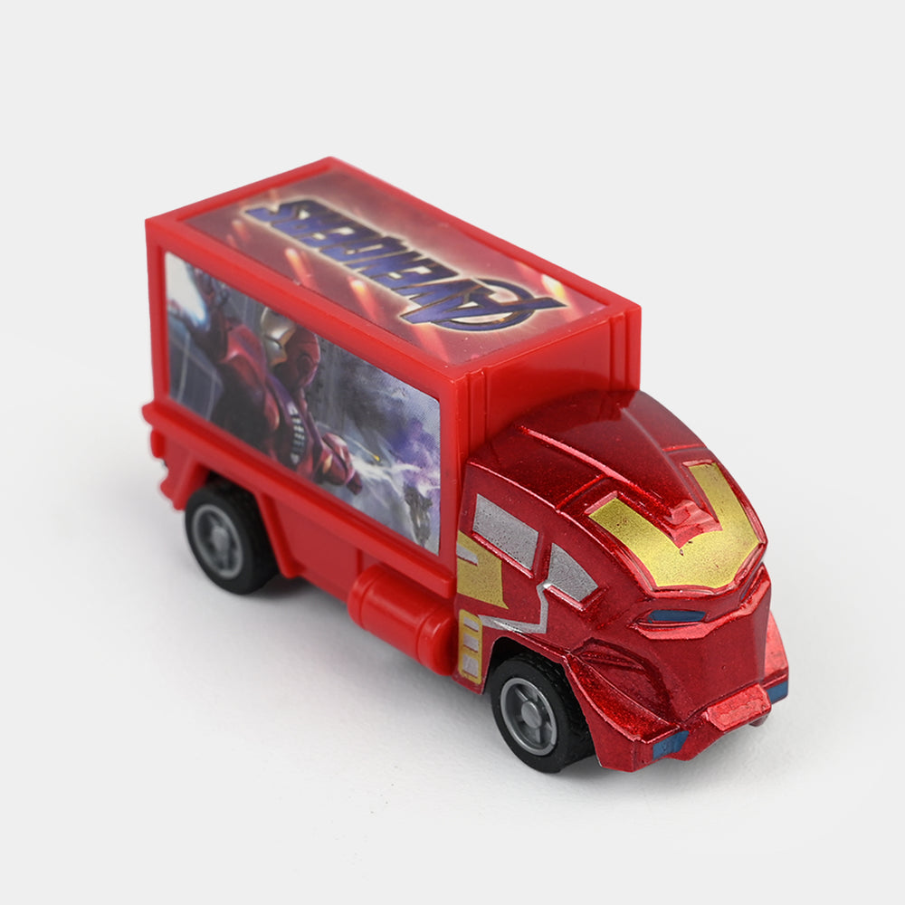 Superhero Free-Wheel Mini Vehicle Toy
