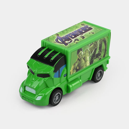 Superhero Free-Wheel Mini Vehicle Toy