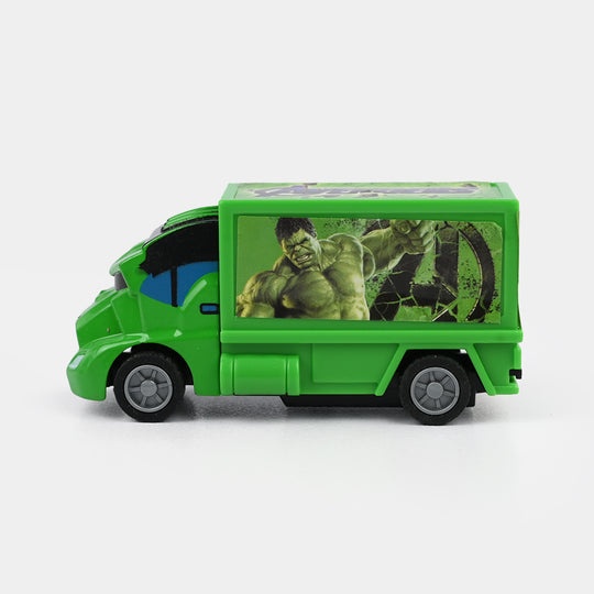 Superhero Free-Wheel Mini Vehicle Toy
