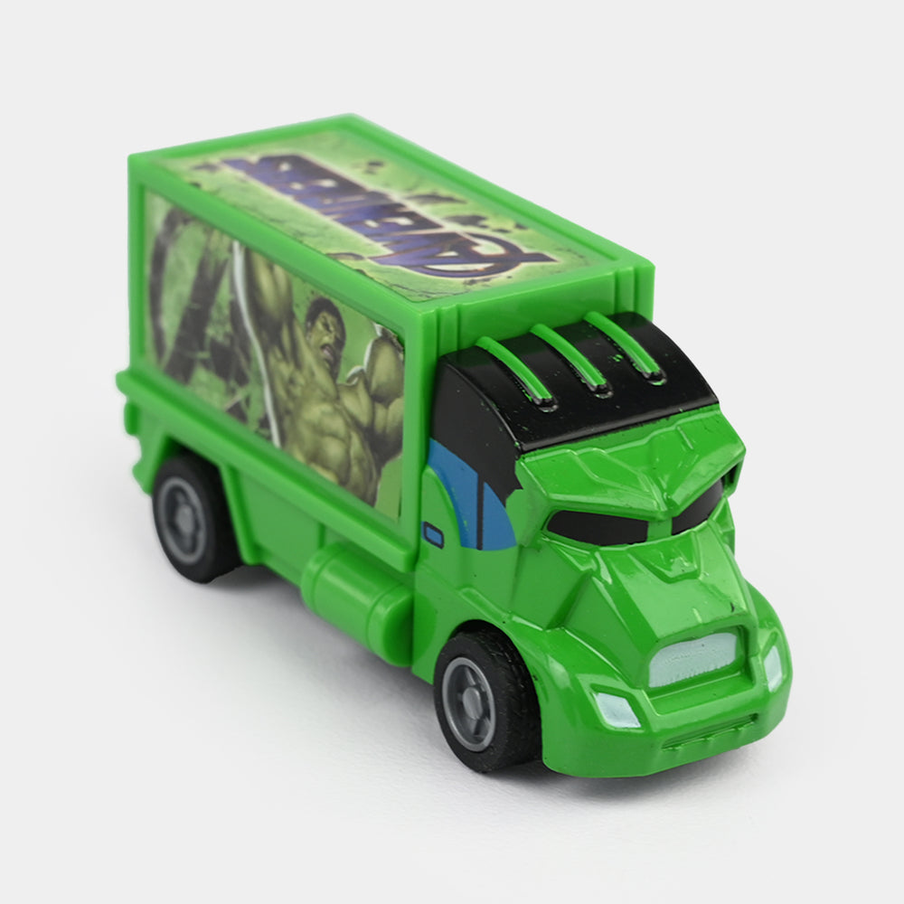 Superhero Free-Wheel Mini Vehicle Toy