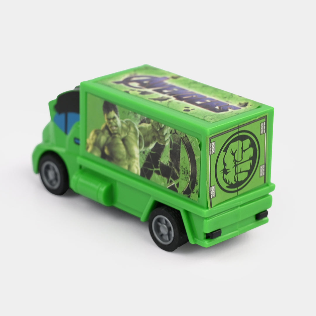 Superhero Free-Wheel Mini Vehicle Toy