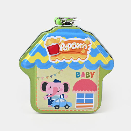 Metal Coin/Money Box with Lock For Kids