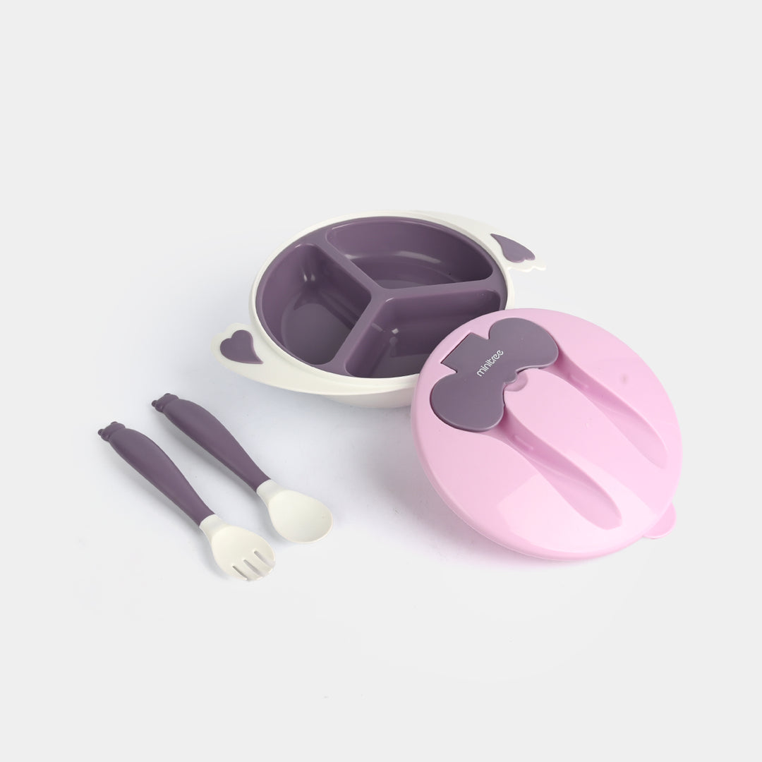 Minitree 3-Piece Kids Bowl & Spoon Set