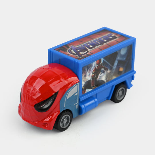 Superhero Free-Wheel Mini Vehicle Toy