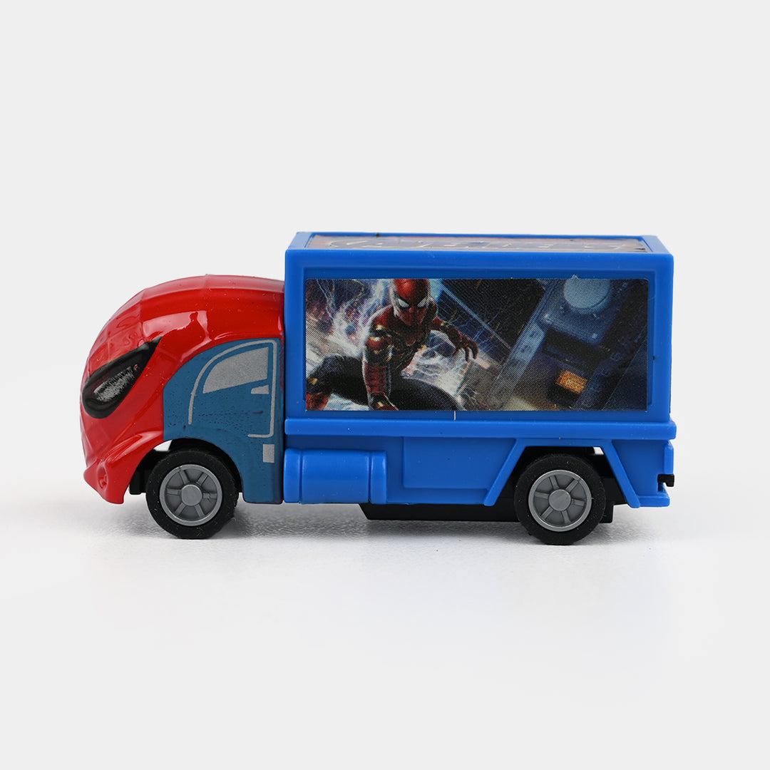 Superhero Free-Wheel Mini Vehicle Toy