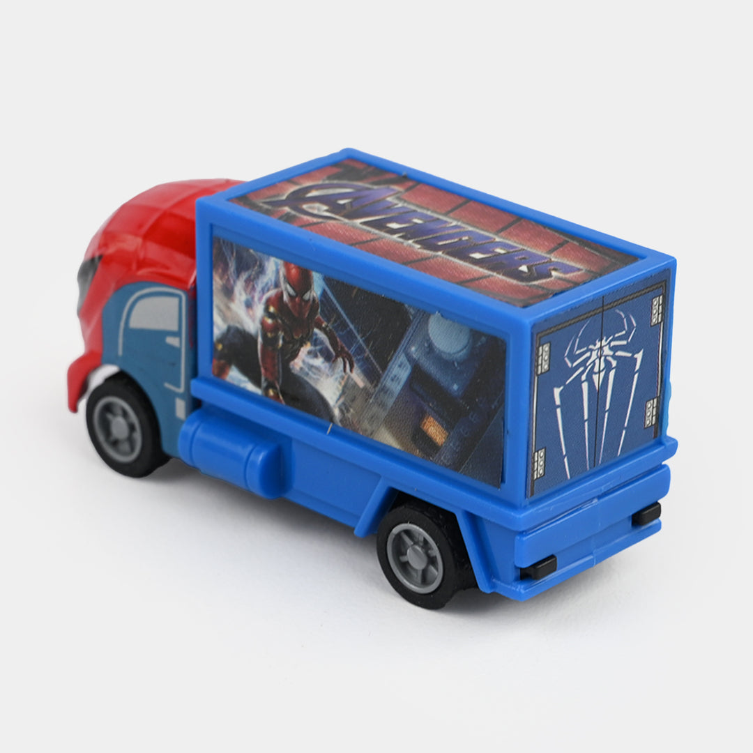 Superhero Free-Wheel Mini Vehicle Toy