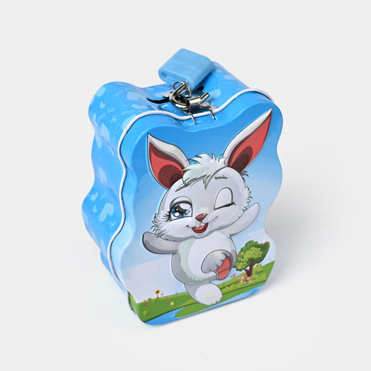 Metal Coin/Money Box with Lock For Kids