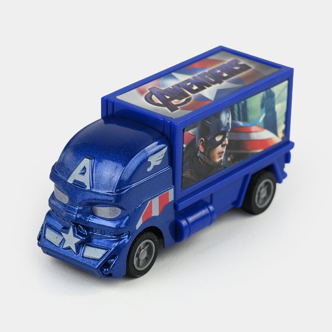 Superhero Free-Wheel Mini Vehicle Toy