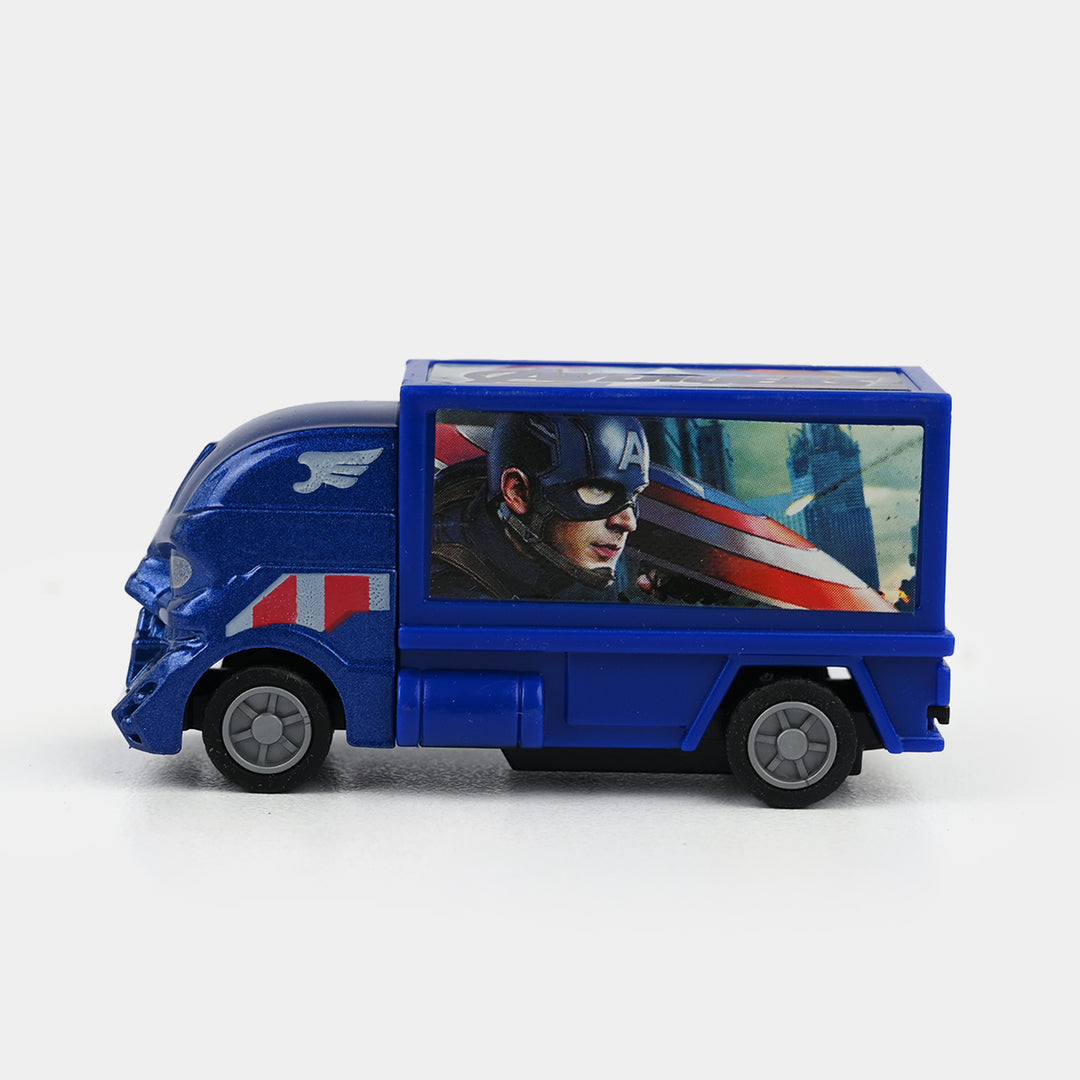 Superhero Free-Wheel Mini Vehicle Toy