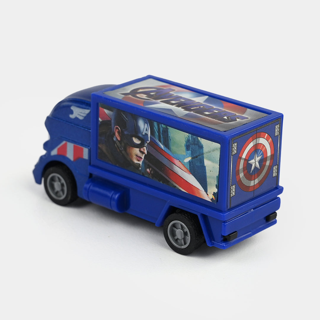 Superhero Free-Wheel Mini Vehicle Toy