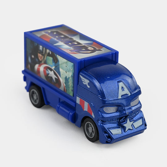 Superhero Free-Wheel Mini Vehicle Toy