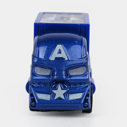 Superhero Free-Wheel Mini Vehicle Toy
