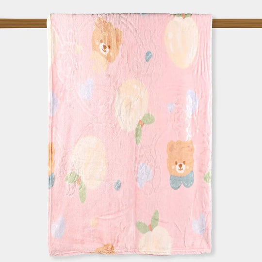 Blanket Baby Flannel 80x120 | Pink