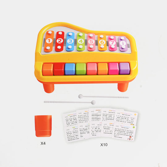 2-in-1 Piano Xylophone Musical Toy