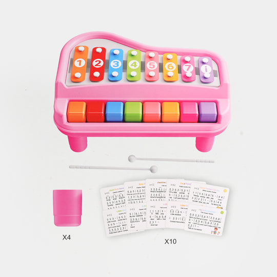 2-in-1 Piano Xylophone Musical Toy