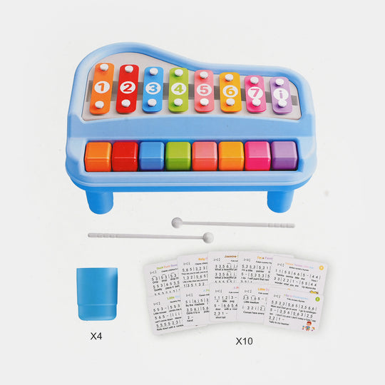 2-in-1 Piano Xylophone Musical Toy
