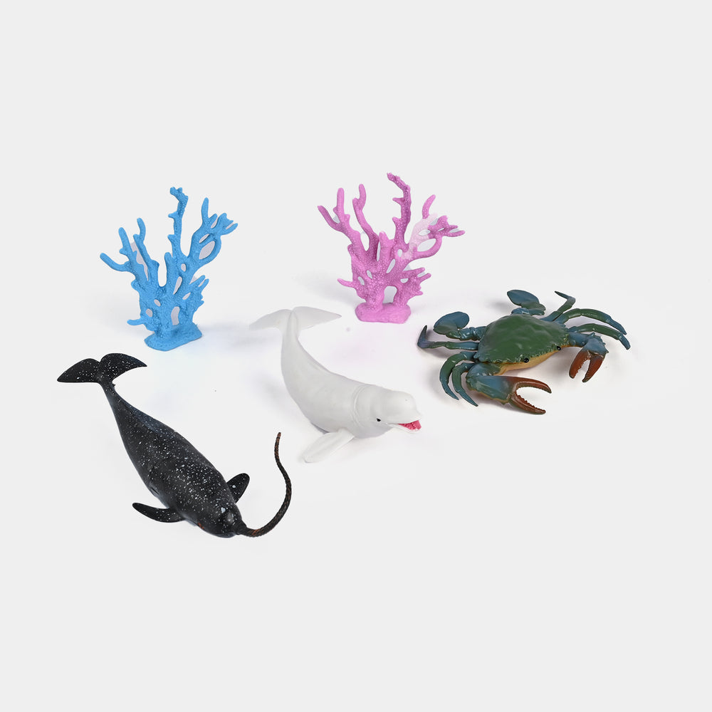 Sea Animal Toy Set 5Pcs