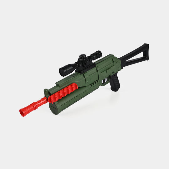 Eva Soft Dart & Gel Ball Blaster Toy For Kids
