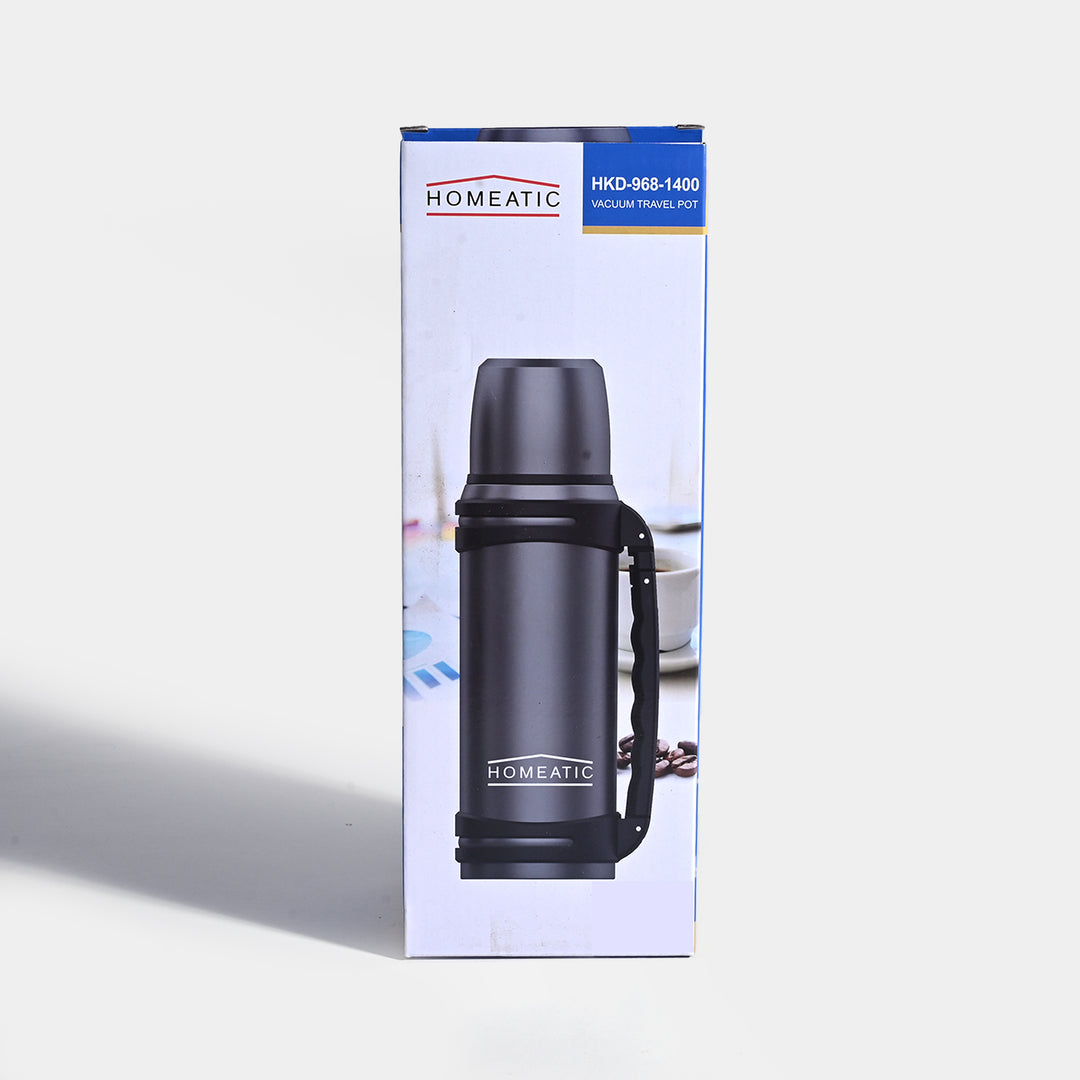 Travel Friendly Stainless Steel Water Bottle | 1.4 Litre