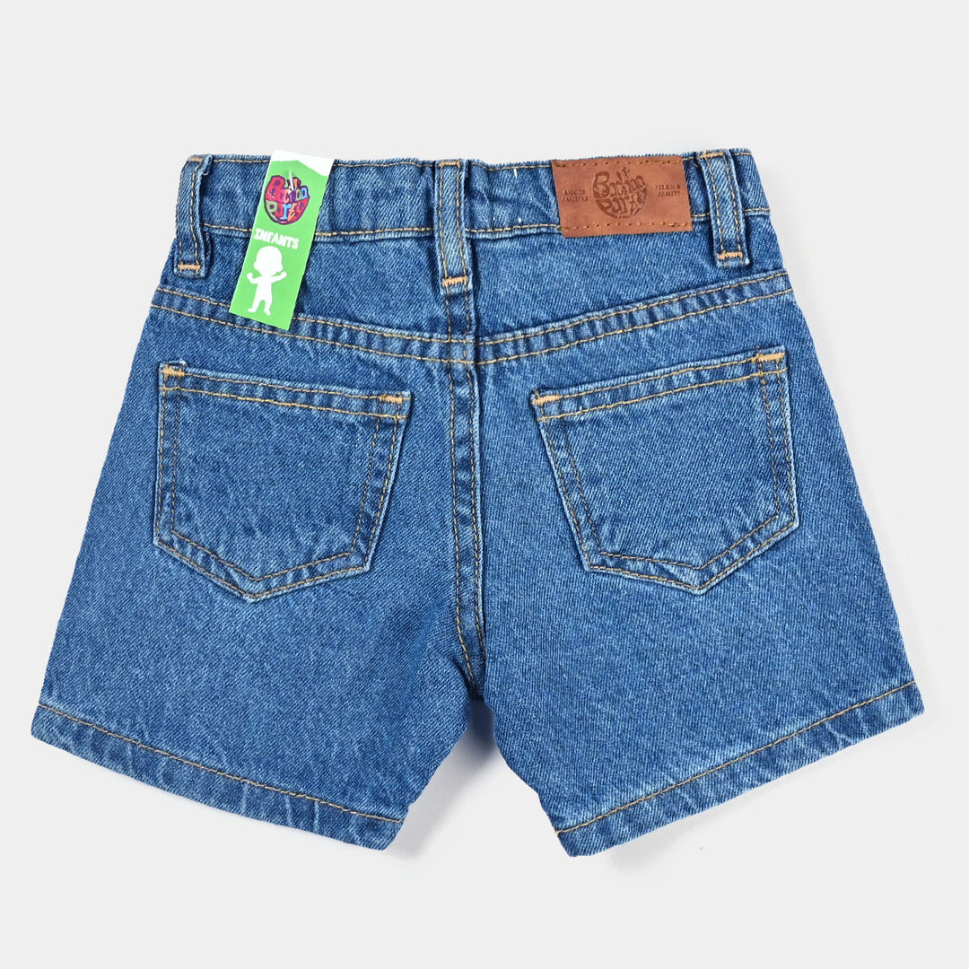 Infant Boys Denim rigid Short Character-Light Blue