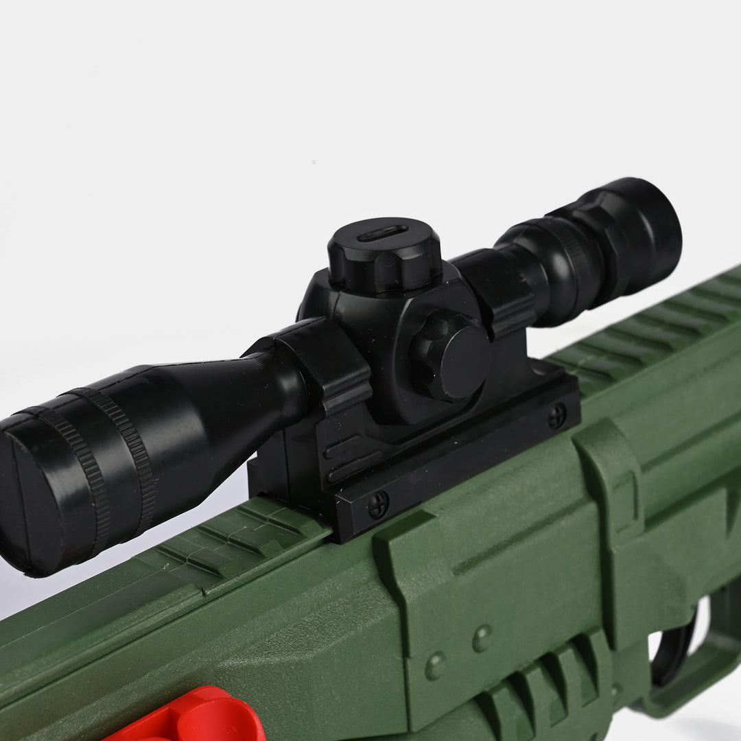 Eva Soft Dart & Gel Ball Blaster Toy For Kids
