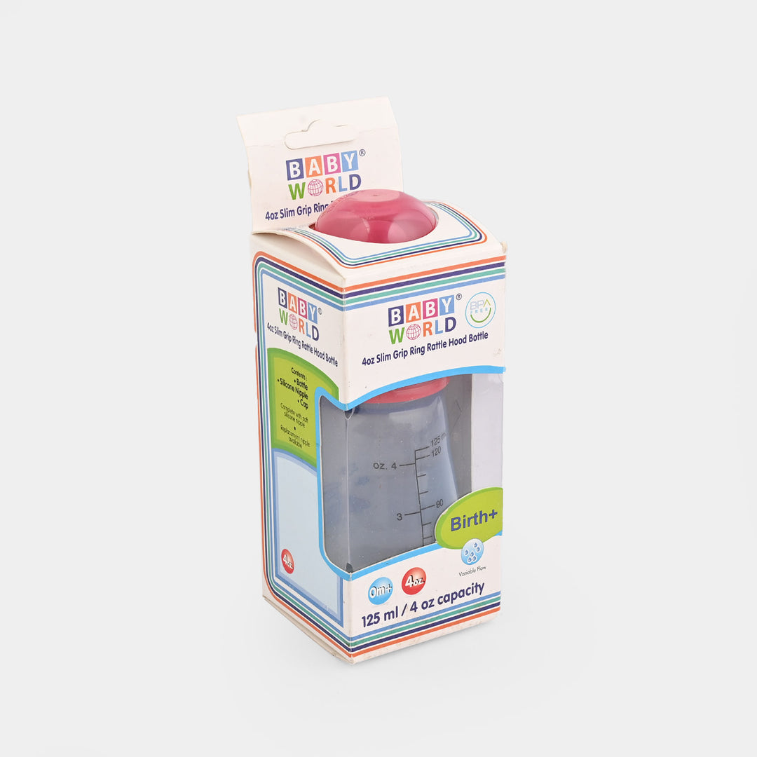 Slim Grip Ring Hood Bottle 4Oz 8043 Blue