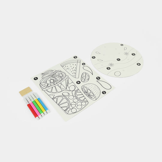 Coloring Card Set