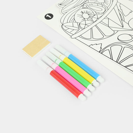 Coloring Card Set