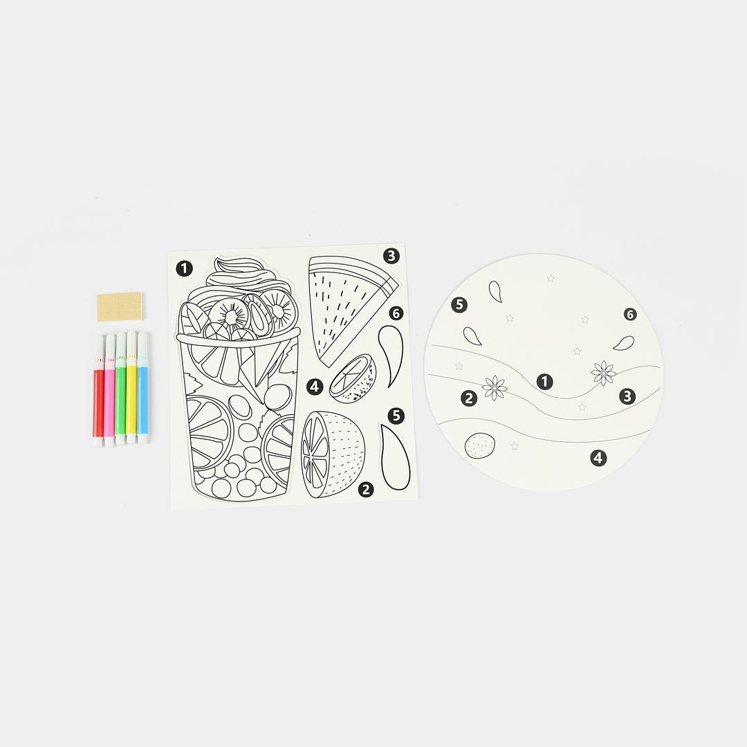Coloring Card Set