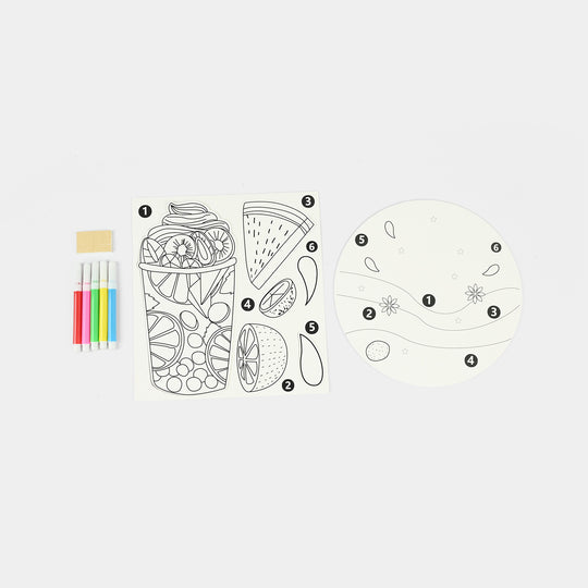 Coloring Card Set