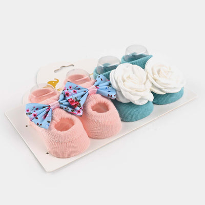 Newborn baby 2 Pair Socks/Booties