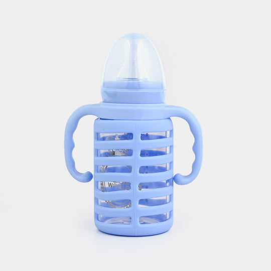 Baby Glass Feeding Bottle | 120ml with Handles