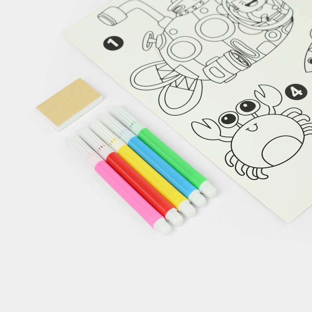 Coloring Card Set