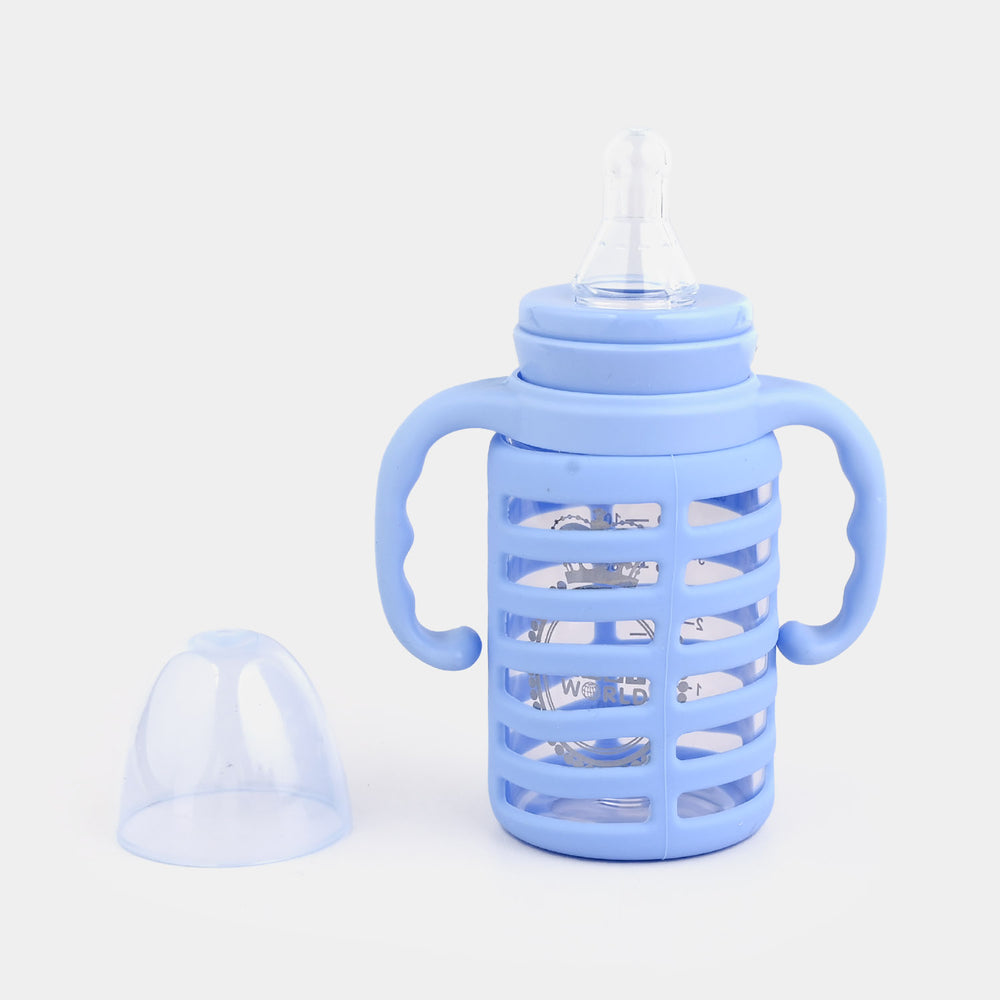 Baby Glass Feeding Bottle | 120ml with Handles