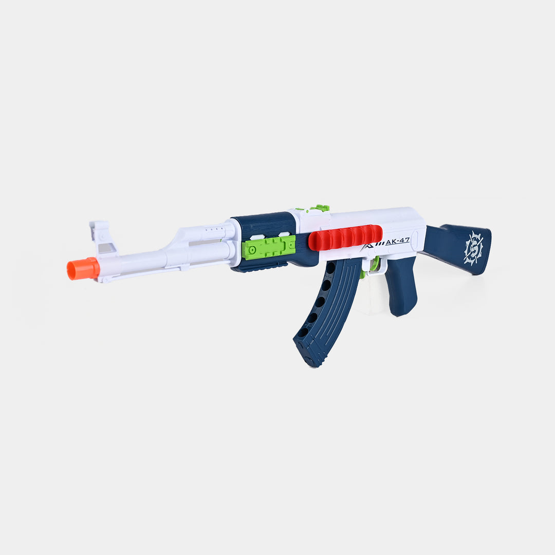 Eva Soft Dart & Gel Ball Blaster Toy For Kids