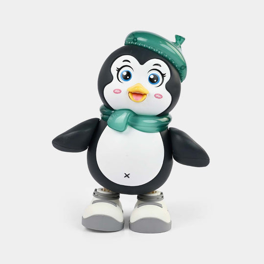 Electric Dancing Penguin Toy with Lights & Sound