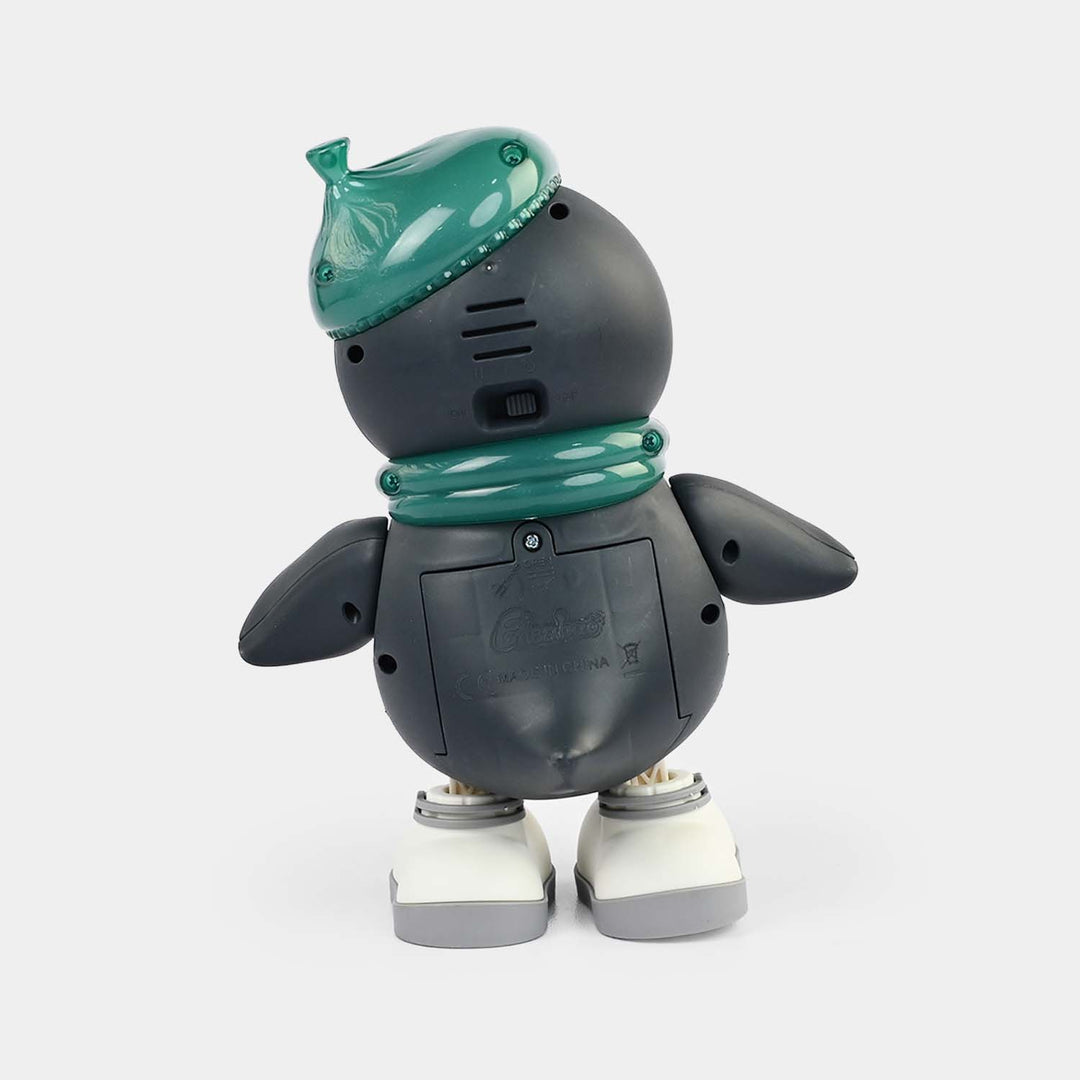 Electric Dancing Penguin Toy with Lights & Sound