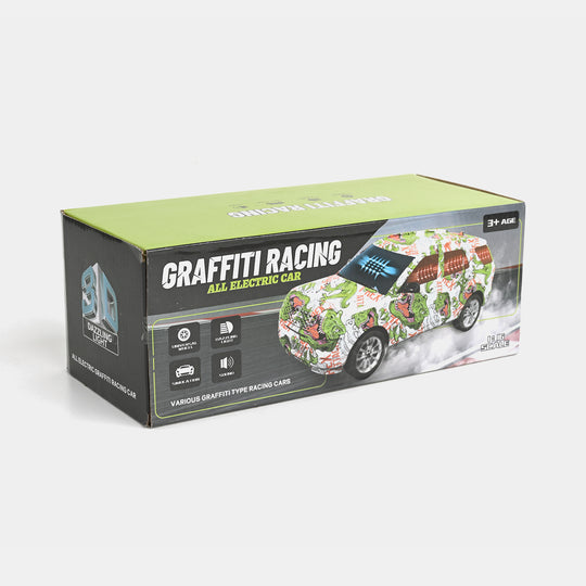 Graffiti Racing Electronic Car – Lights, Action, and Adventure!