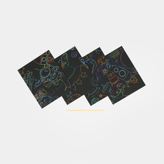 Magic Scratch Cards Art Set