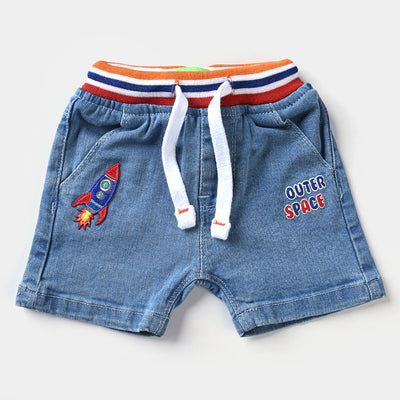 Infant Boys Denim rigid Short Outer Specs-LT.Blue