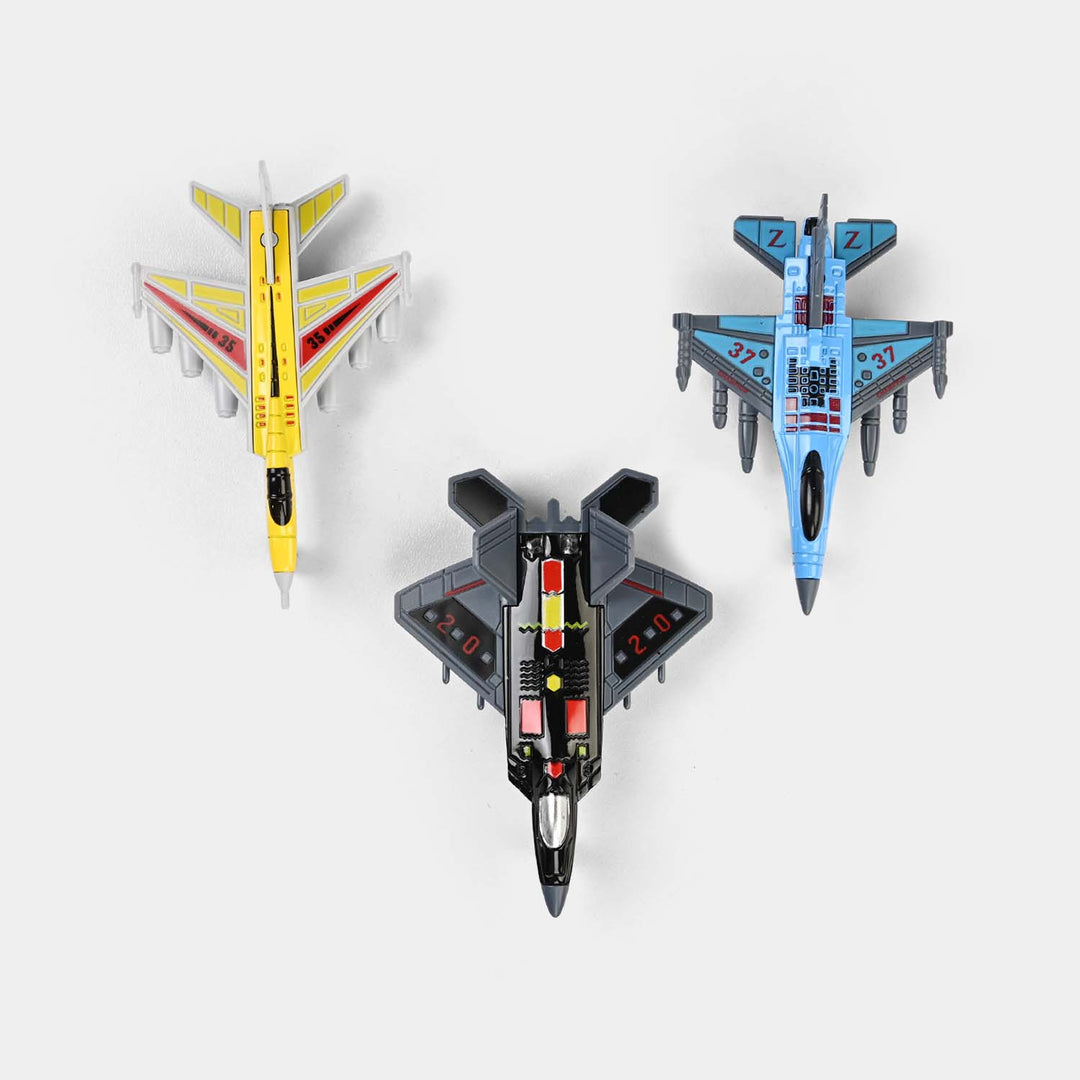Alloy Slided Fighter Jet/Plane Set | Pack of 3