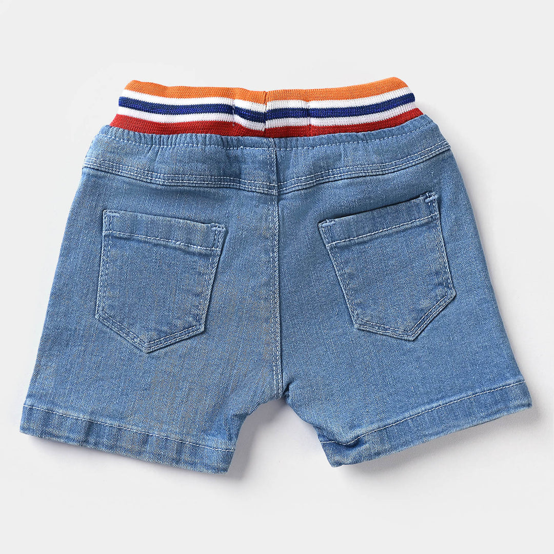 Infant Boys Denim rigid Short Outer Specs-LT.Blue