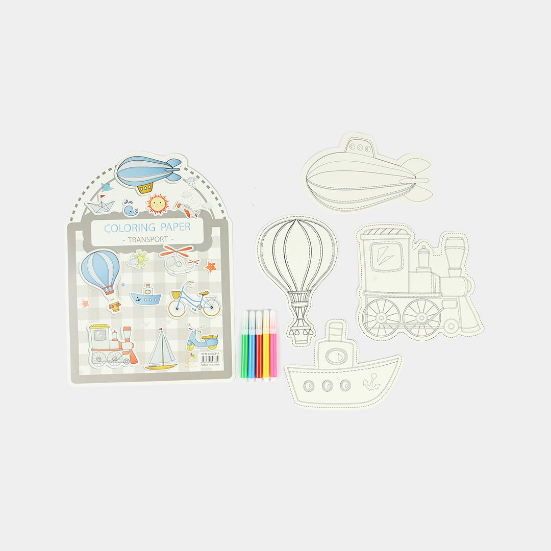 Coloring Card Set