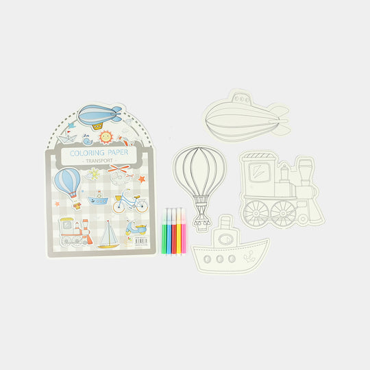 Coloring Card Set